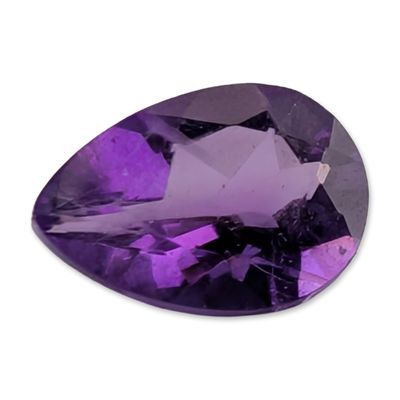 Sale Photo Thumbnail #583: Loose Pear Cut Amethyst Gemstone