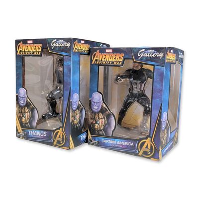 Sale Photo Thumbnail #103: 2pc Diamond Select Marvel Avengers Infinity War Diorama Figurines