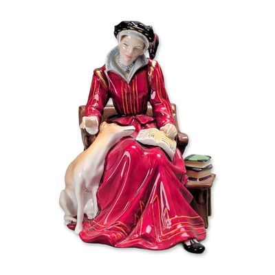 Sale Photo Thumbnail #280: Royal Doulton Six Wives of Henry VIII Porcelain Figurine, Catherine Parr HN3450