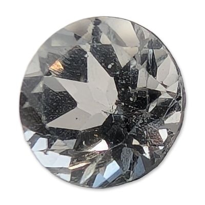 Sale Photo Thumbnail #617: Round Brilliant Cut Colorless Topaz Loose Gemstone