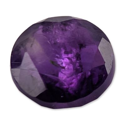 Sale Photo Thumbnail #154: Loose Oval Faceted Purple Amethyst