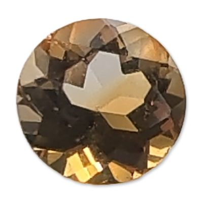 Sale Photo Thumbnail #391: Round Faceted Golden Brown Loose Citrine Gemstone
