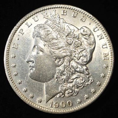 Sale Photo Thumbnail #276: 1900-S MORGAN DOLLAR CH AU CLEANED