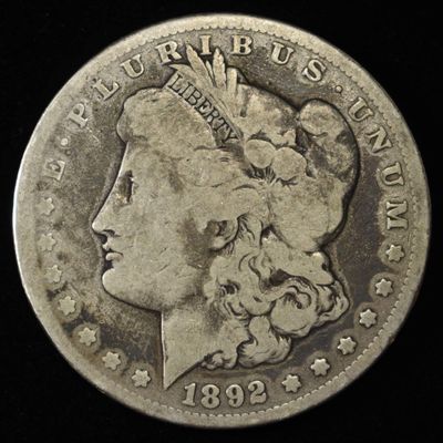 Sale Photo Thumbnail #265: 1892-CC MORGAN DOLLAR VG