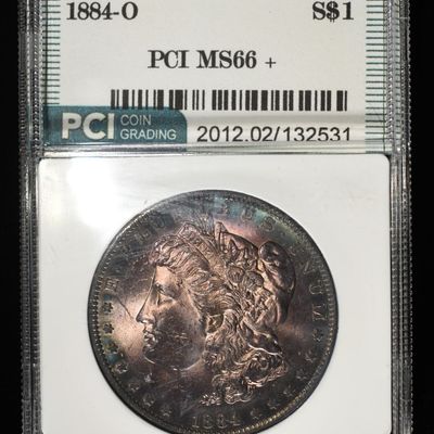 Sale Photo Thumbnail #246: 1884-O MORGAN DOLLAR PCI SUPERB GEM BU