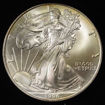 Sale Photo Thumbnail #120: 1996 AMERICAN SILVER EAGLE