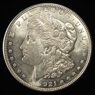 Sale Photo Thumbnail #388: 1921-D MORGAN DOLLAR BU