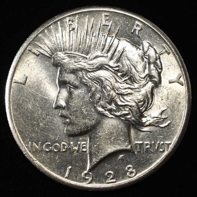 Sale Photo Thumbnail #286: 1928 PEACE DOLLAR BU