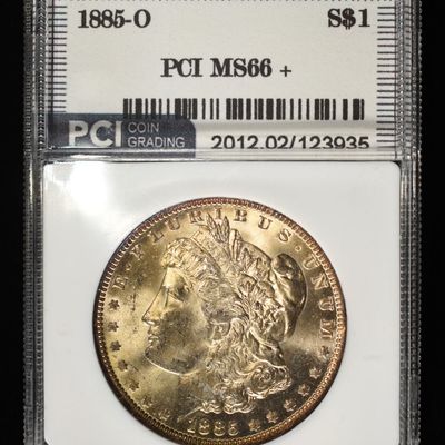 Sale Photo Thumbnail #249: 1885-O MORGAN DOLLAR PCI SUPERB GEM BU