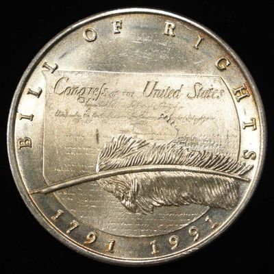 Sale Photo Thumbnail #402: BILL OF RIGHTS 1 OZ 0.999 SILVER ROUND
