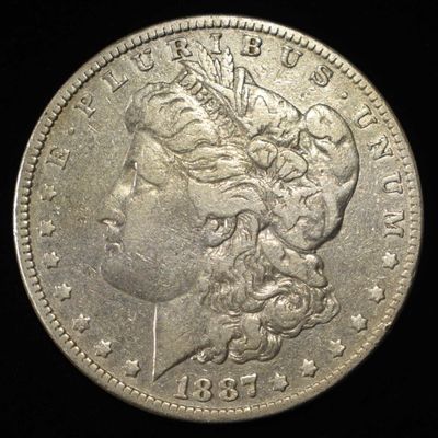 Sale Photo Thumbnail #76: 1887 MORGAN DOLLAR