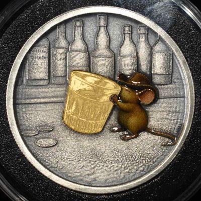 Sale Photo Thumbnail #430: THE SHERIFF'S STASH 2 OZ .999 SILVER+1G GOLD