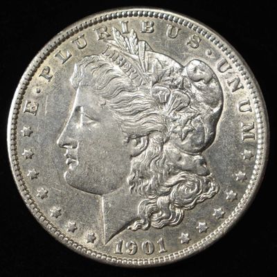 Sale Photo Thumbnail #277: 1901 MORGAN DOLLAR CH AU