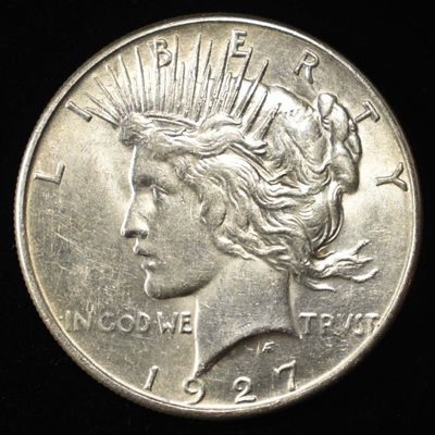Sale Photo Thumbnail #285: 1927-S PEACE DOLLAR BU