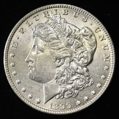 Sale Photo Thumbnail #274: 1899 MORGAN DOLLAR AU/BU