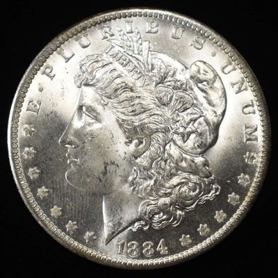 Sale Photo Thumbnail #380: 1884-O MORGAN DOLLAR CH BU