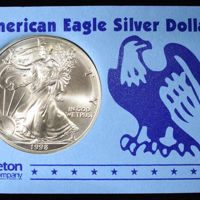 Sale Photo Thumbnail #122: 1998 AMERICAN SILVER EAGLE
