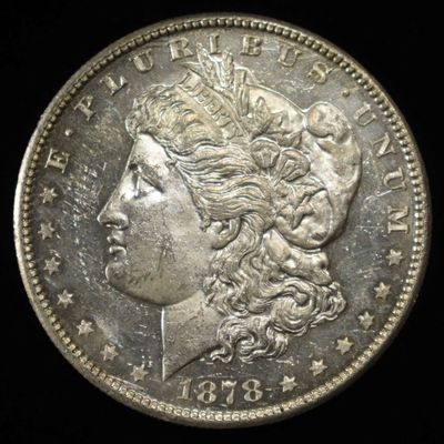 Sale Photo Thumbnail #231: 1878-S MORGAN DOLLAR CH BU PROOF LIKE