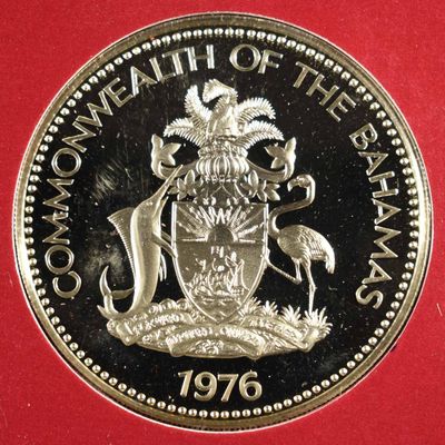 Sale Photo Thumbnail #293: 1976 BAHAMAS $10 92.5% SILVER