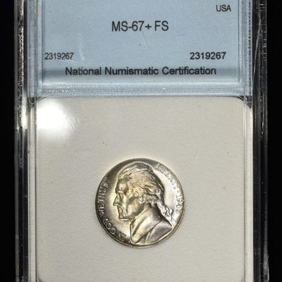 Sale Photo Thumbnail #193: 1945-P WAR NICKEL NNC SUPERB GEM BU FS