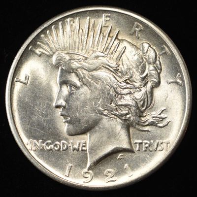 Sale Photo Thumbnail #281: 1921 PEACE DOLLAR CH BU