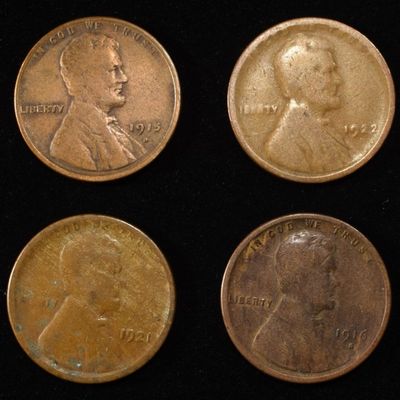 Sale Photo Thumbnail #174: 8 NICE EARLY SEMIKEY WHEAT CENTS