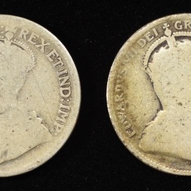 Sale Photo Thumbnail #159: (4) 92.5% SILVER CANADIAN 25 CENTS