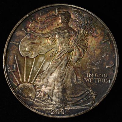 Sale Photo Thumbnail #125: 2004 AMERICAN SILVER EAGLE