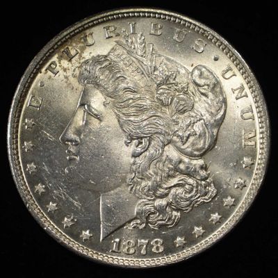 Sale Photo Thumbnail #228: 1878 7TF REV 79 MORGAN DOLLAR CH BU