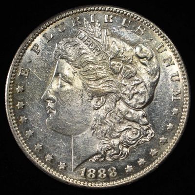 Sale Photo Thumbnail #255: 1888-S MORGAN DOLLAR BU