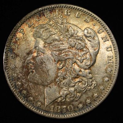 Sale Photo Thumbnail #233: 1879-O MORGAN DOLLAR CH BU COLOR