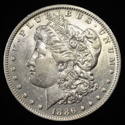 Sale Photo Thumbnail #251: 1886-O MORGAN DOLLAR AU