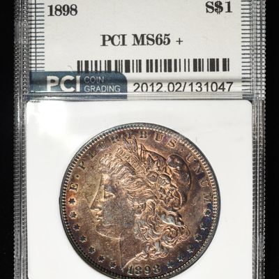 Sale Photo Thumbnail #272: 1898 MORGAN DOLLAR PCI GEM BU