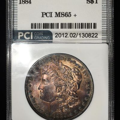 Sale Photo Thumbnail #244: 1884 MORGAN DOLLAR PCI GEM BU