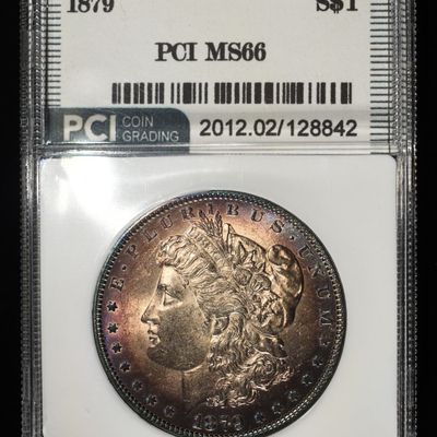 Sale Photo Thumbnail #232: 1879 MORGAN DOLLAR PCI SUPERB GEM BU