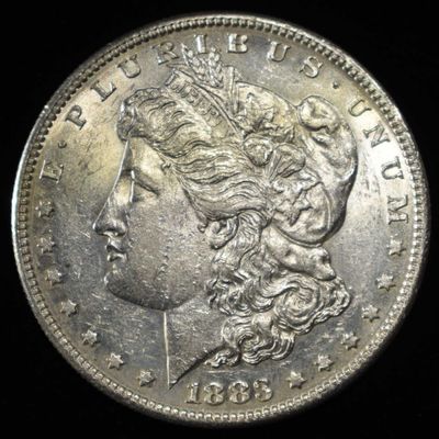 Sale Photo Thumbnail #242: 1883-S MORGAN DOLLAR AU/BU