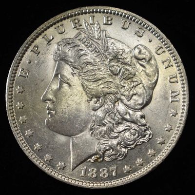 Sale Photo Thumbnail #254: 1887-O MORGAN DOLLAR CH BU