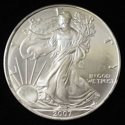 Sale Photo Thumbnail #127: 2007 AMERICAN SILVER EAGLE