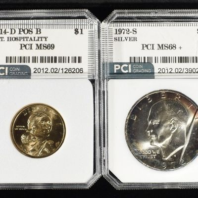 Sale Photo Thumbnail #288: GRADED COIN COLLECTORS LOT