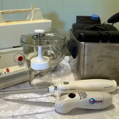 Vintage Oster Mixer & Small Appliances