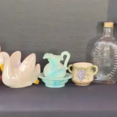 A Collection Of Vintage Back Porch Knick Knacks 