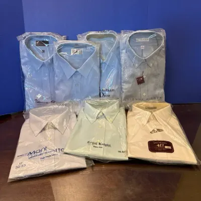 NIP Men's Designer And Other Dress Shirts.
