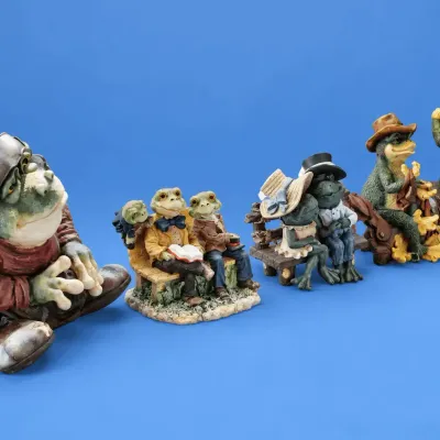 Decorativ, Frog Statue Collections
