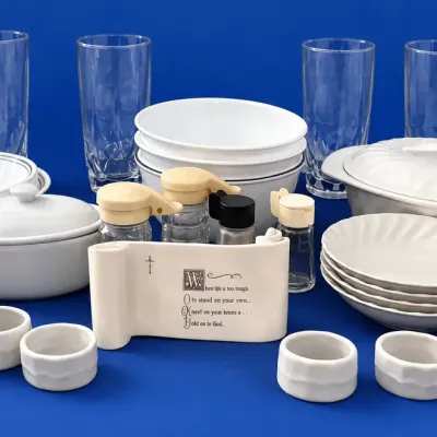 Corelle Bowls, Vintage Salt & Pepper Shakers & More