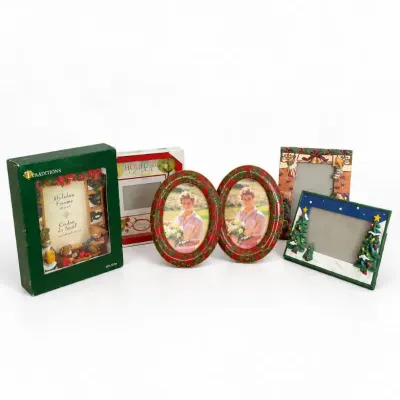 12 vintagechristmasholidaypictureframecollection