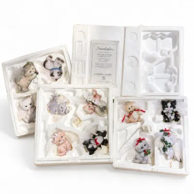 15 bradfordeditionspurrfectangelscatornaments