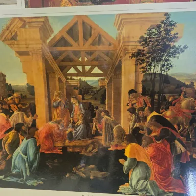 BOTTICELLI. THE ADORATION OF THE MAGI