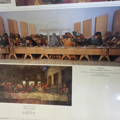 MARISOL THE LAST SUPPER( veiw#1) leonardo De Vinci THE LAST SUPPER