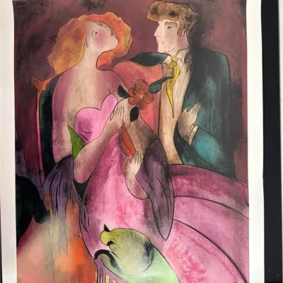 Linda Le Kinff “Robe du Soir” 2005 Park West Seriolithograph with COA & Appraisal