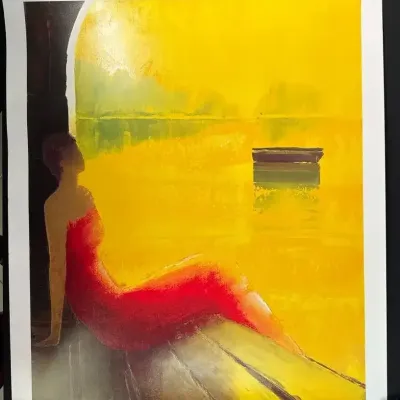 Émile Bellet “D’or et de Rêve” 2005 Park West Seriolithograph with COA & Appraisal